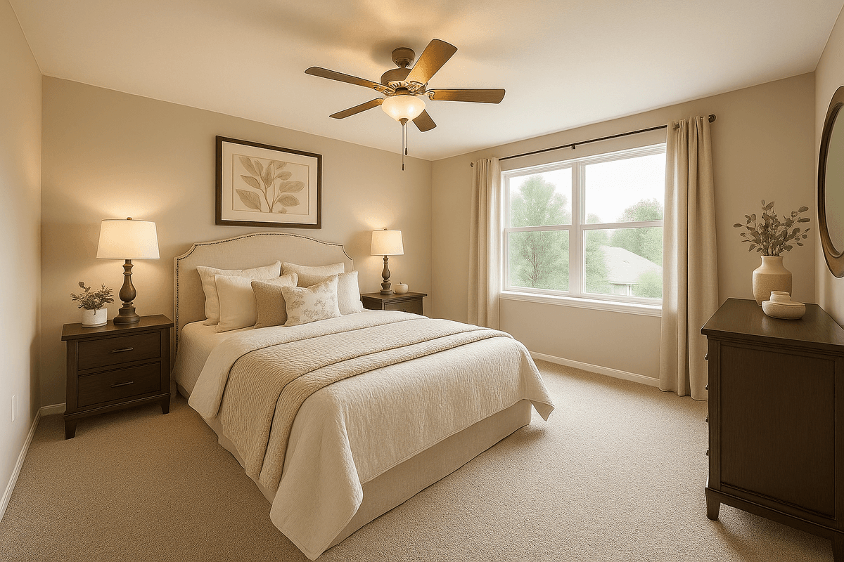 Master Bedroom after